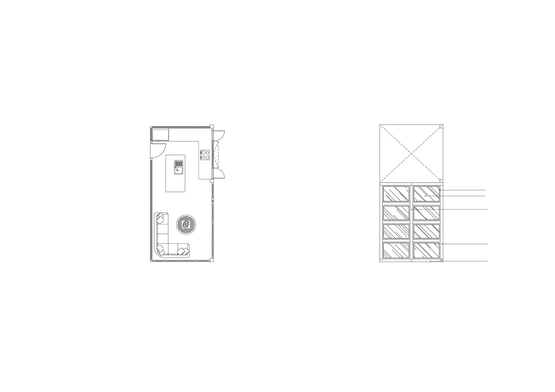 architectural drawing of residential house-30