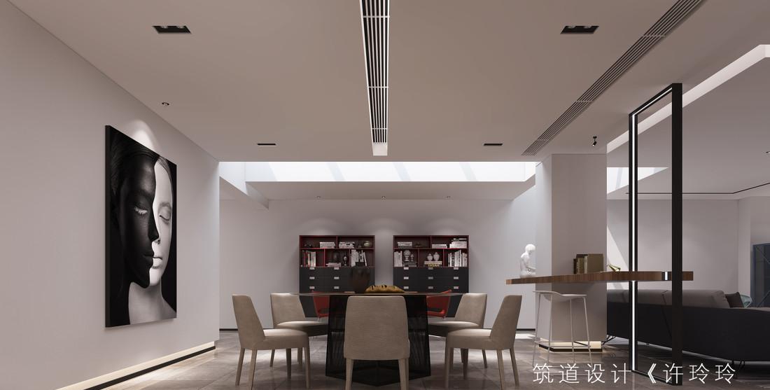 极简黑白灰,演绎现代艺术空间-16