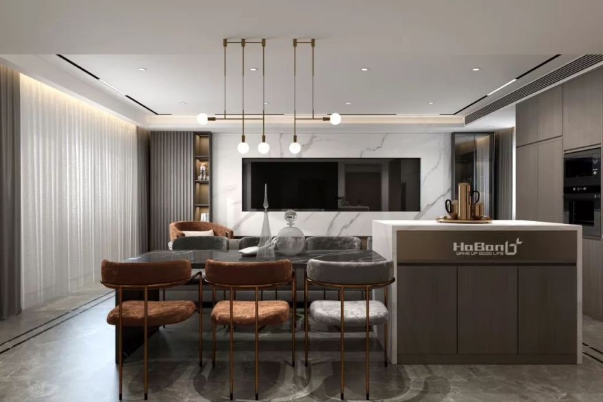 现代咖色家居,温馨舒适空间-16