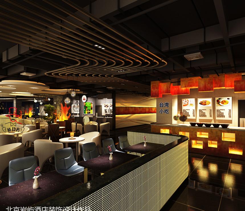 北京捕食者美食广场设计之乾峰美食广场-6