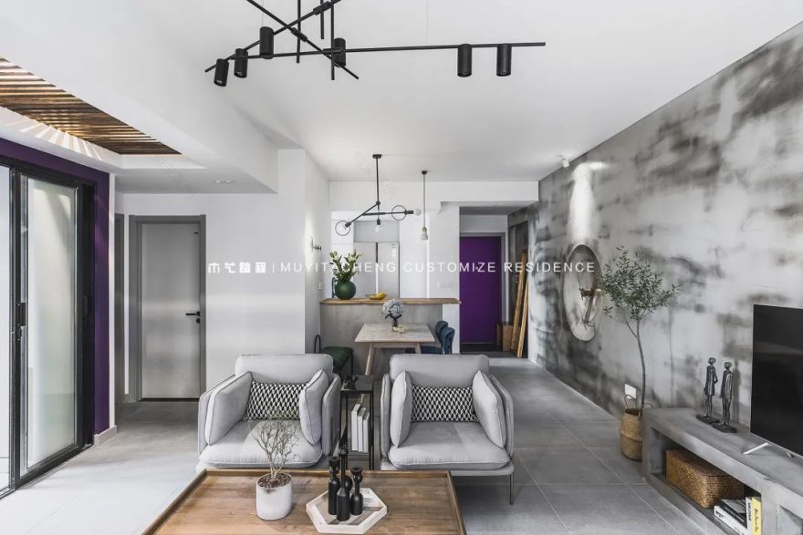 重庆彩云湖现代混搭风平层设计丨中国重庆丨邓子设计-16