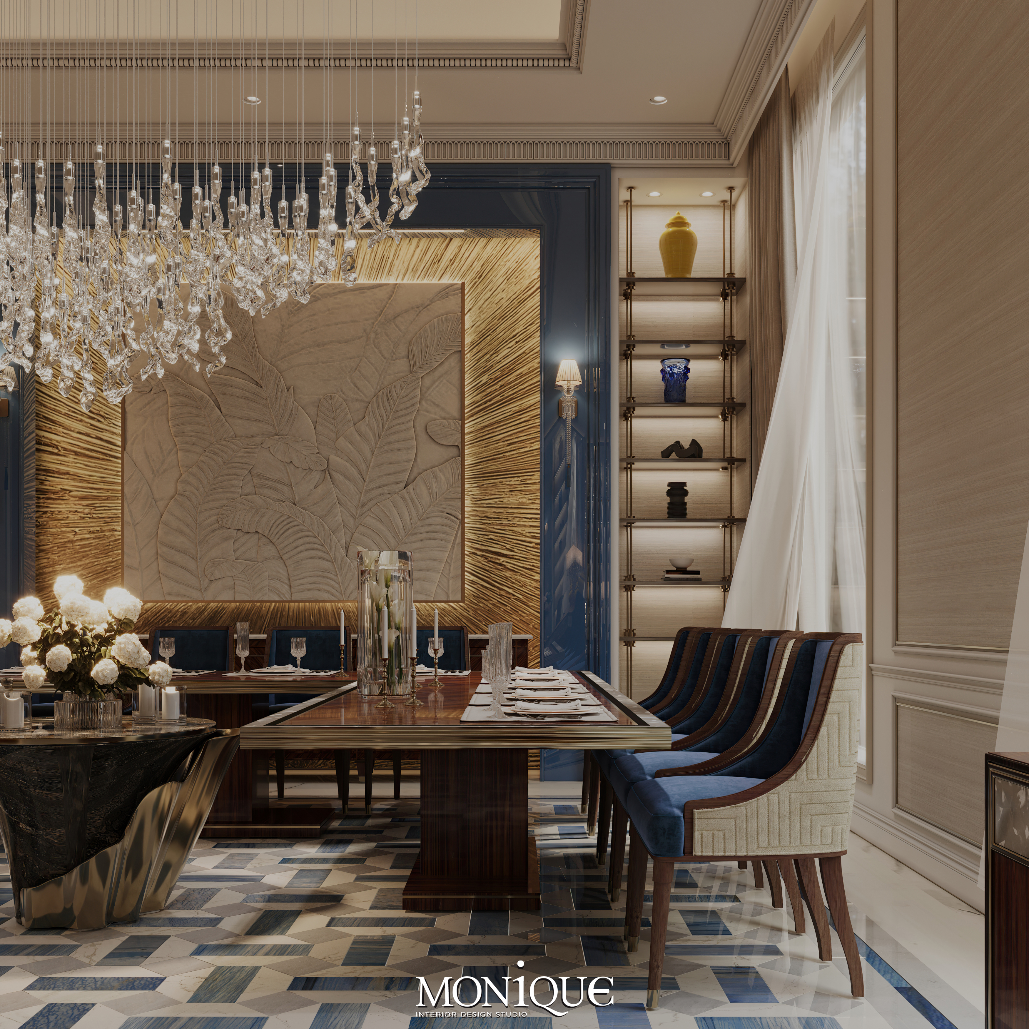 高雅用餐丨MONIQUE DESIGN STUDIO-9