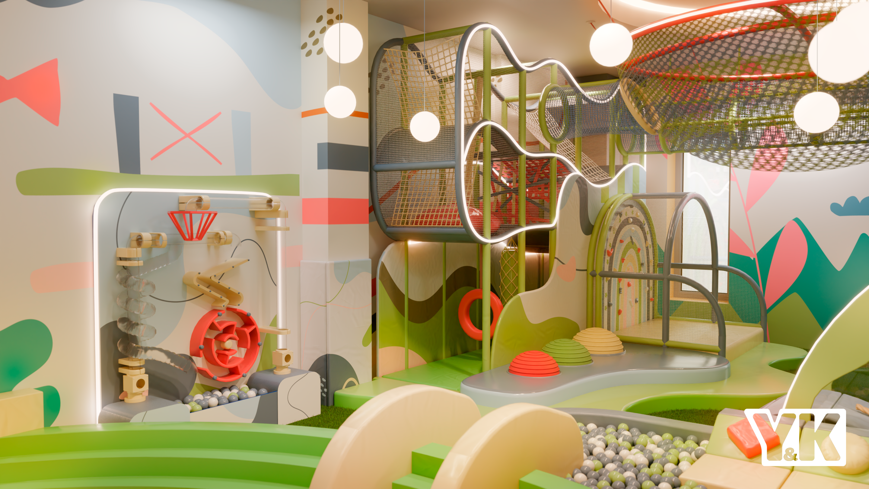 Flowpark — modular indoor playground for active kids-4