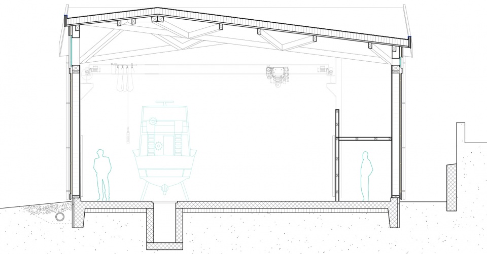 瑞士 Cully 船厂 | 融入环境的船坞设计-32