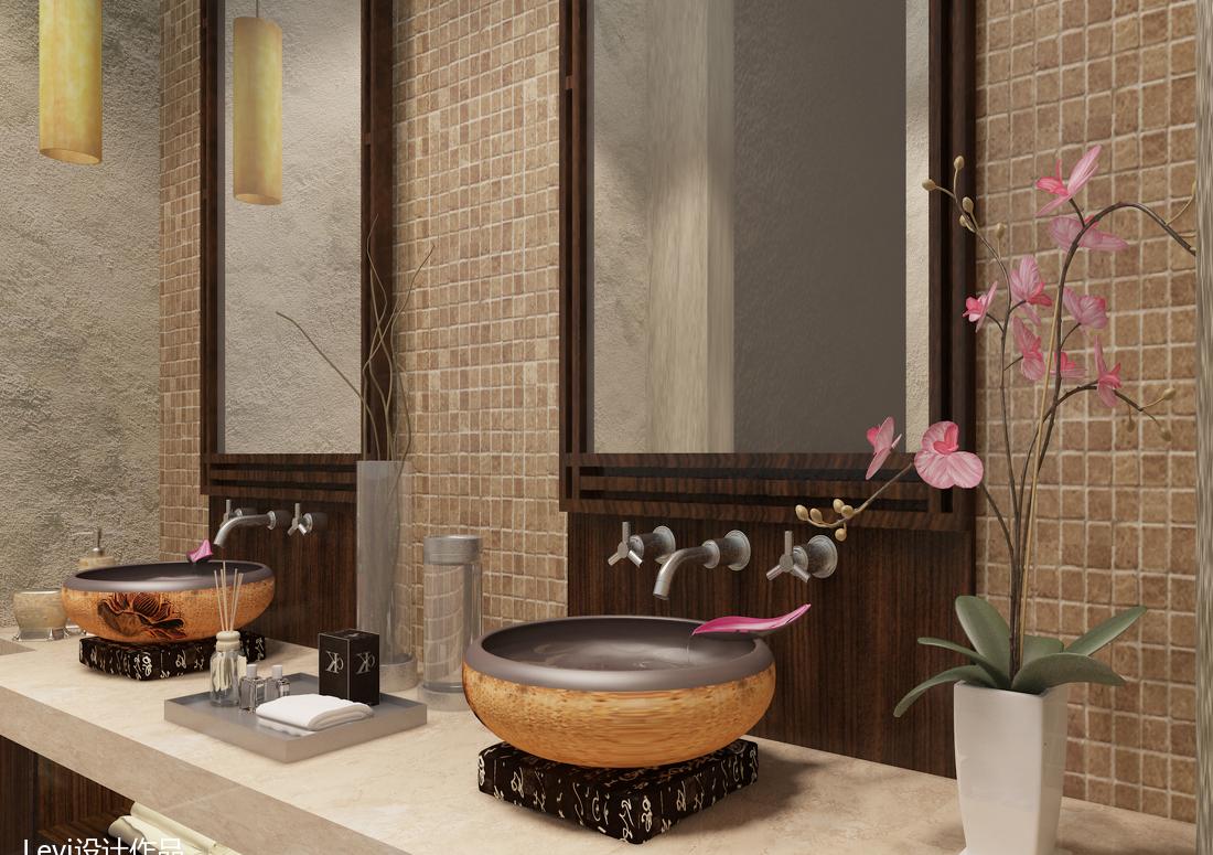 
现代中式餐饮空间设计 -19