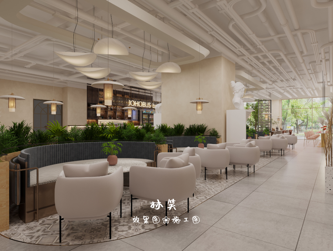 新雅致的西餐厅设计，营造轻松、浪漫的用餐氛围！   -1