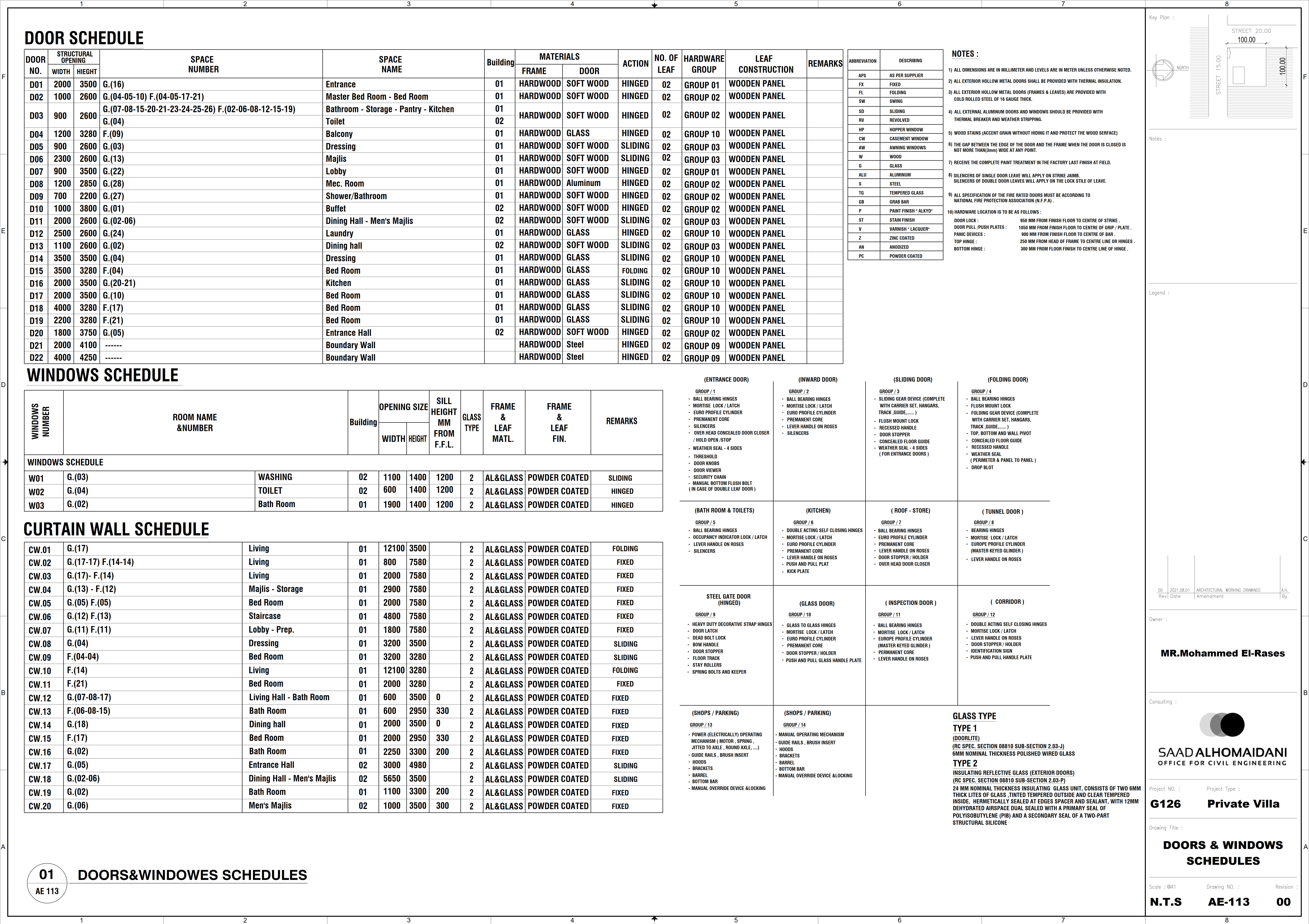 Working Drawings for Modern Palace - KSA-5