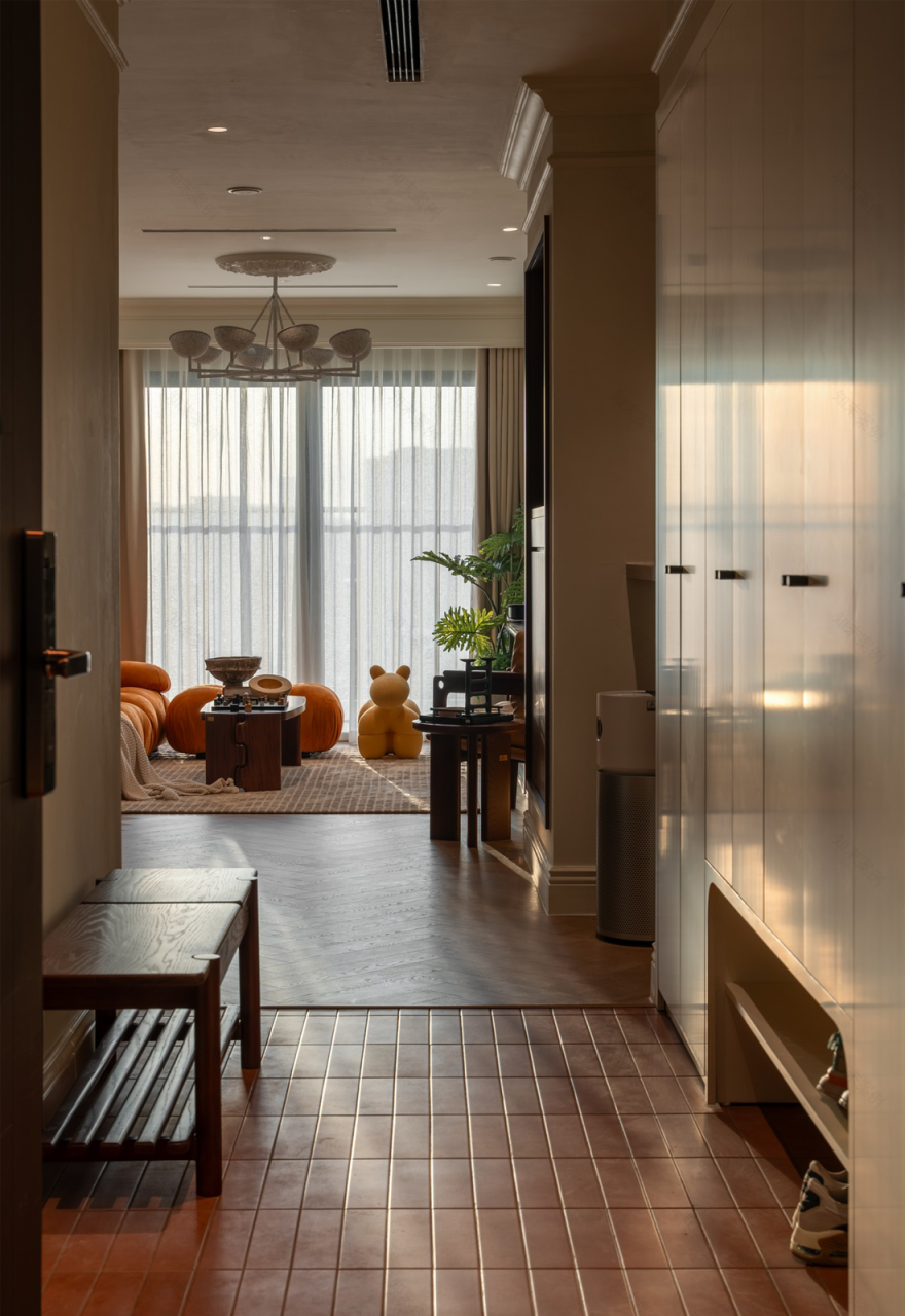 轻中古风刚需房设计-3