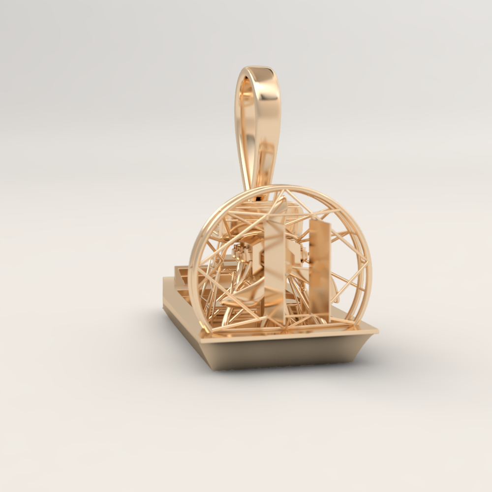 Louisiana Boat Pendant-3