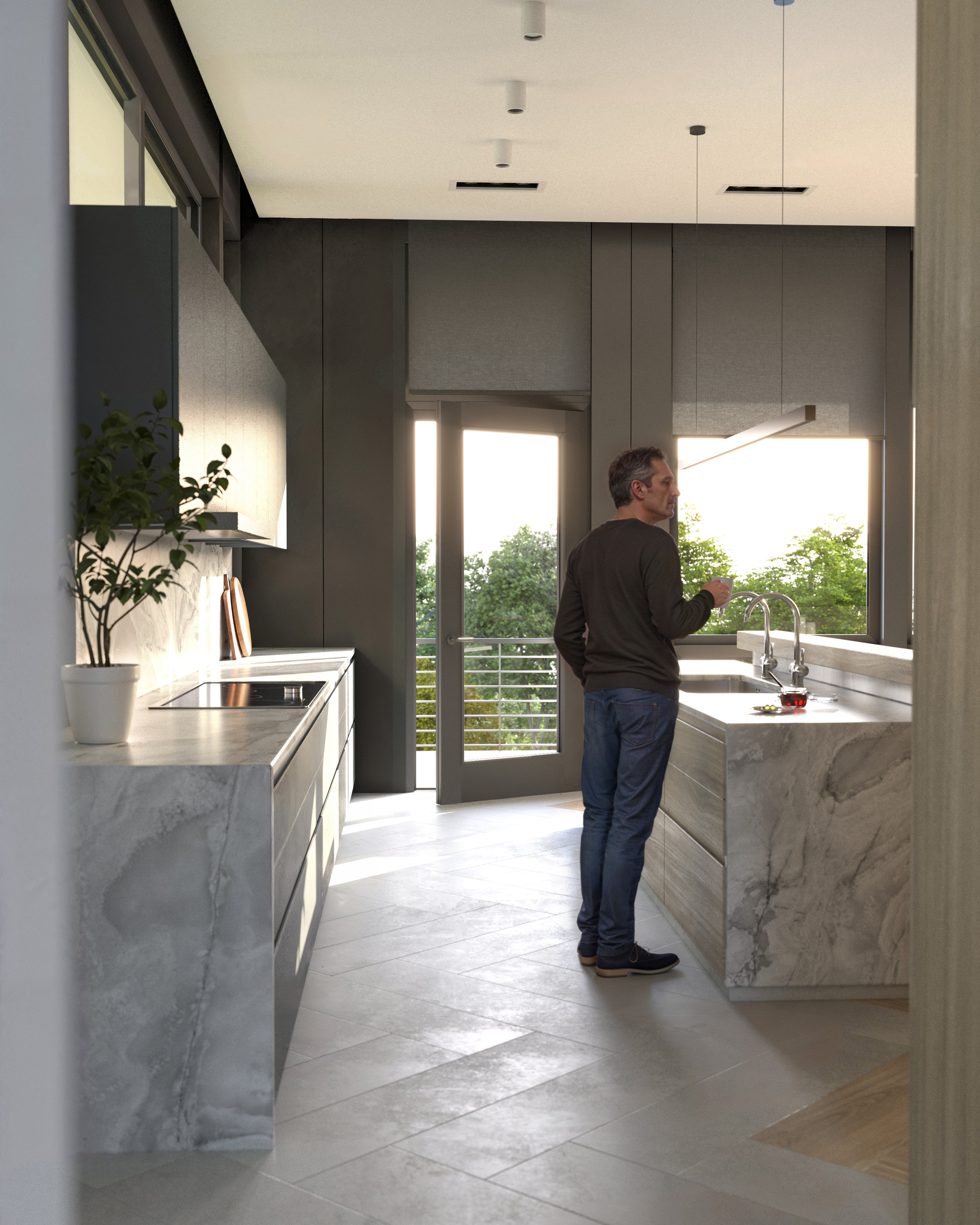 河润住宅(注:Riverrun直接音译可作里弗伦,但结合常见取名逻辑意译为河润更符合整体语境,Residence常见意思为住宅 ) 丨United StatesBoston-10