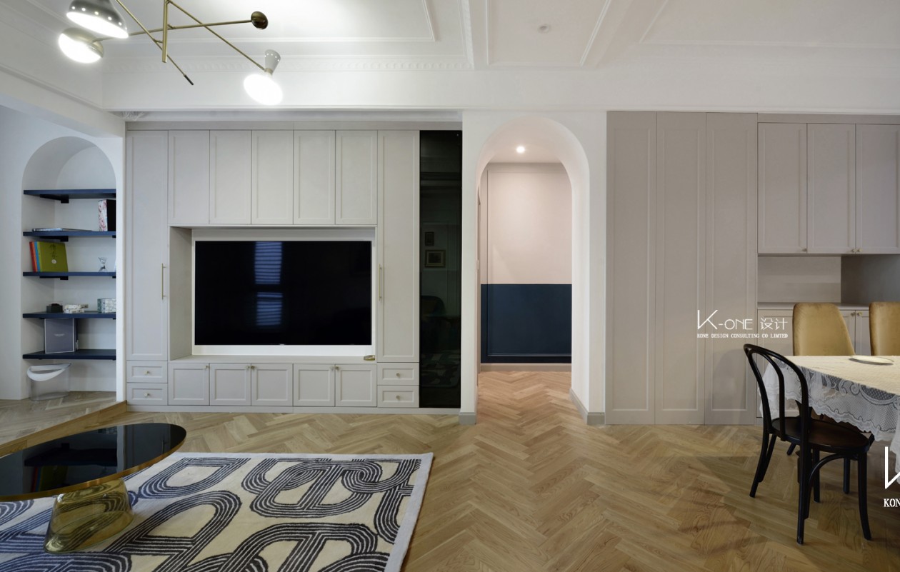 法式轻奢三居丨kone 设计-23