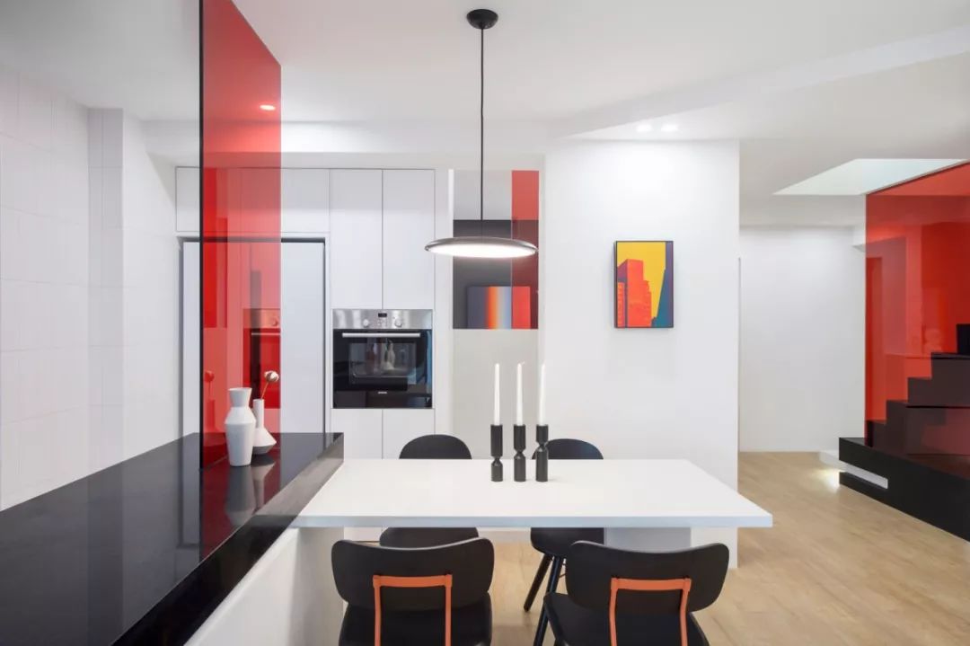 135m²怪异阁楼,创意爆改为艺术画廊式舒适三层!-22