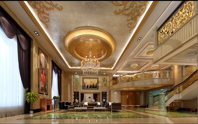 别墅桥福园  茅草屋 欣巴设计-1