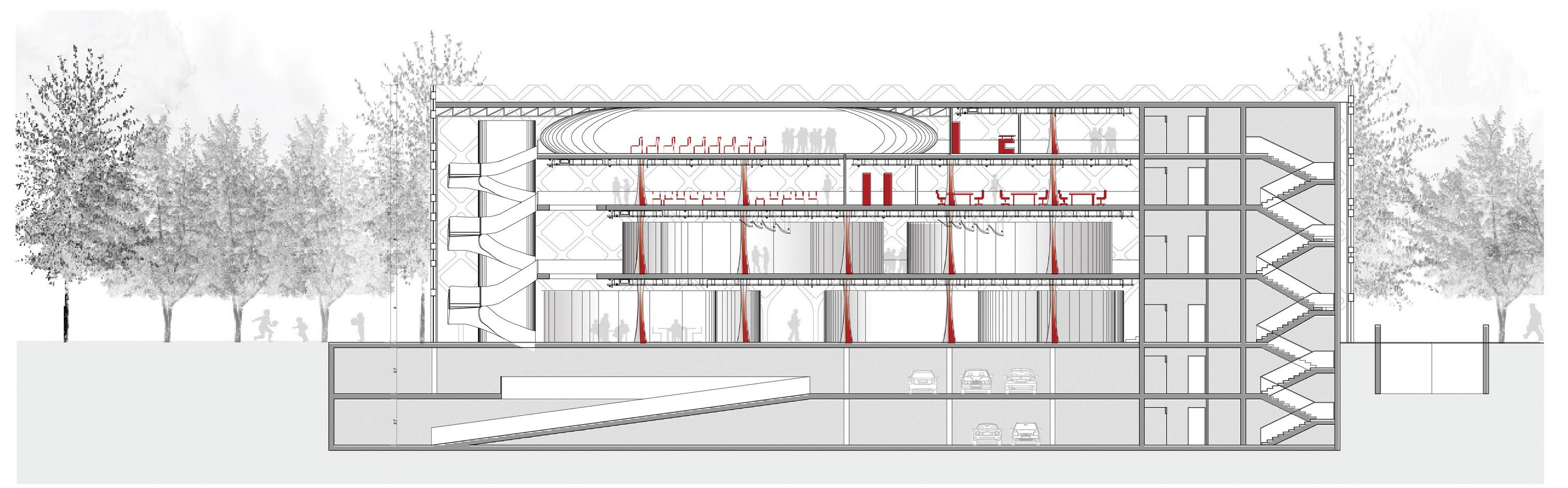 意大利"树枝"式办公楼-19