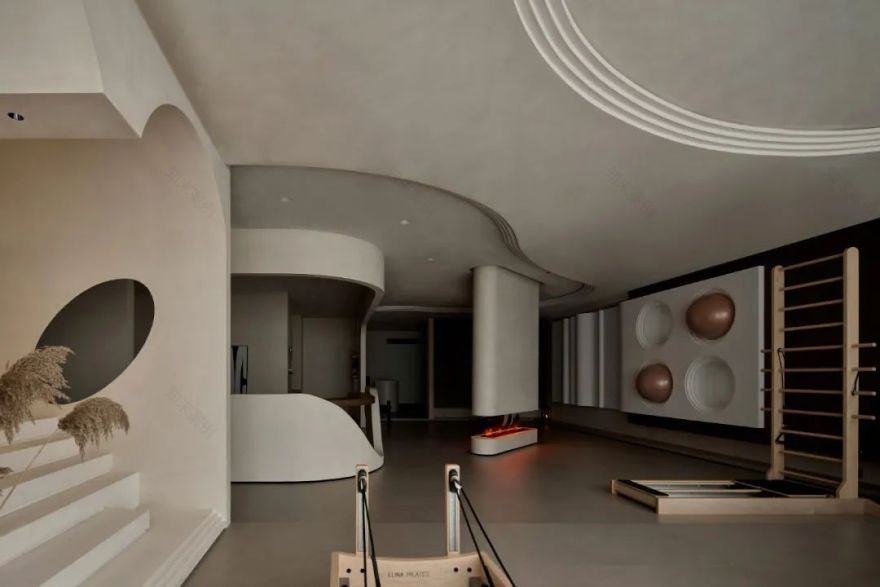 UI普拉提健身馆丨中国惠州丨山隐空间设计事务所-13