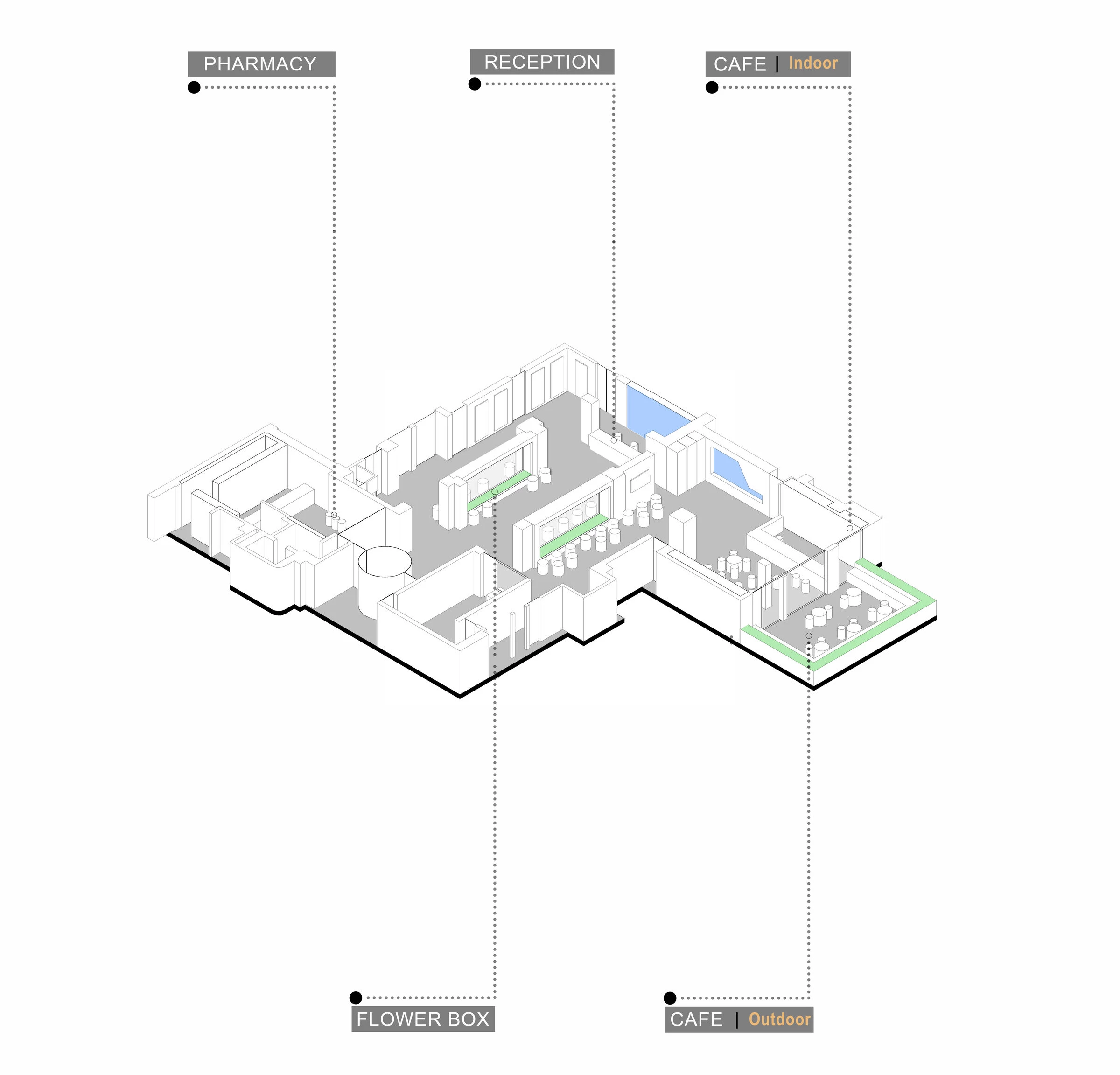 Kasra 医院主大厅改造丨伊朗德黑兰丨ARCHMED 咨询工程师事务所-24