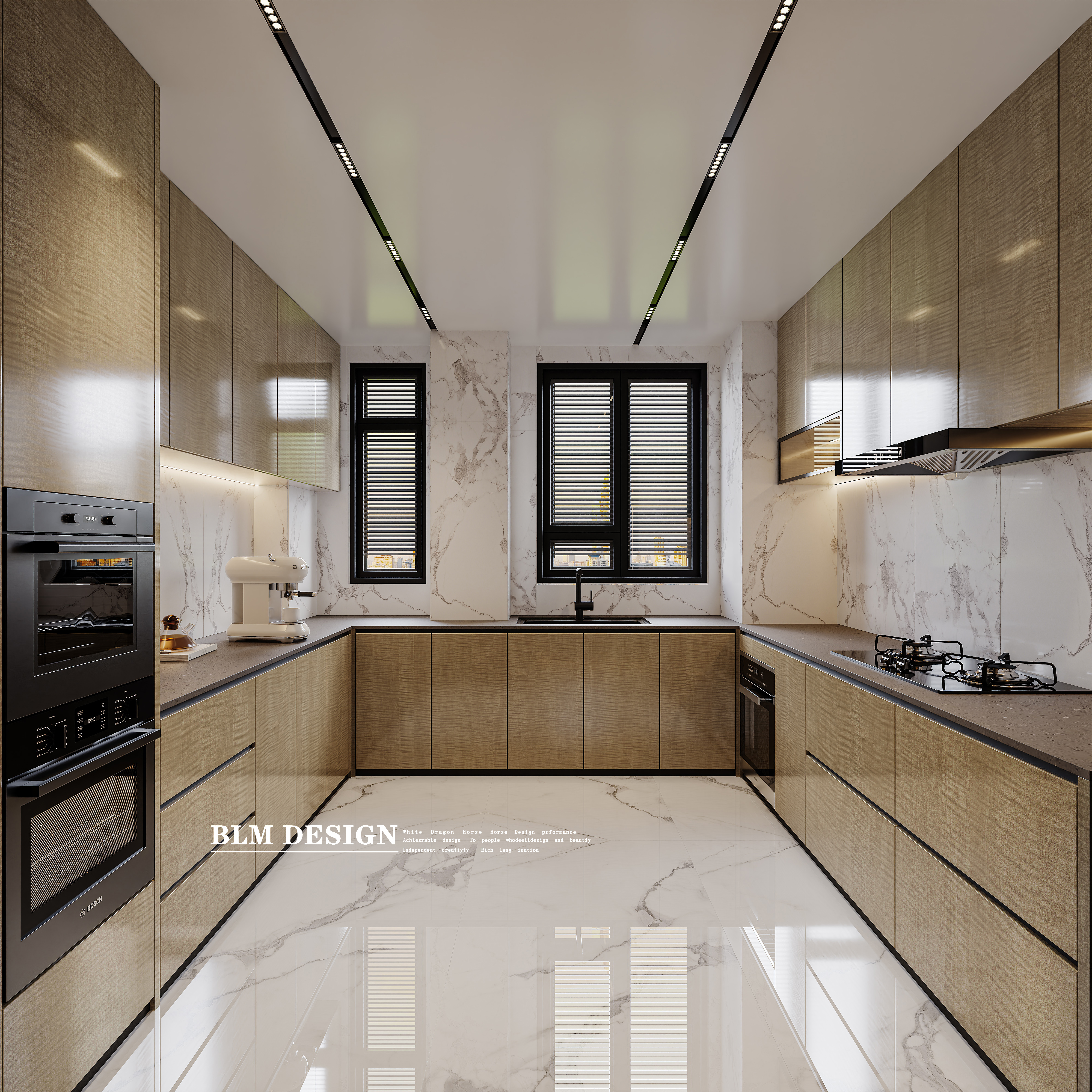 意式轻奢风-白龙马效果图-11