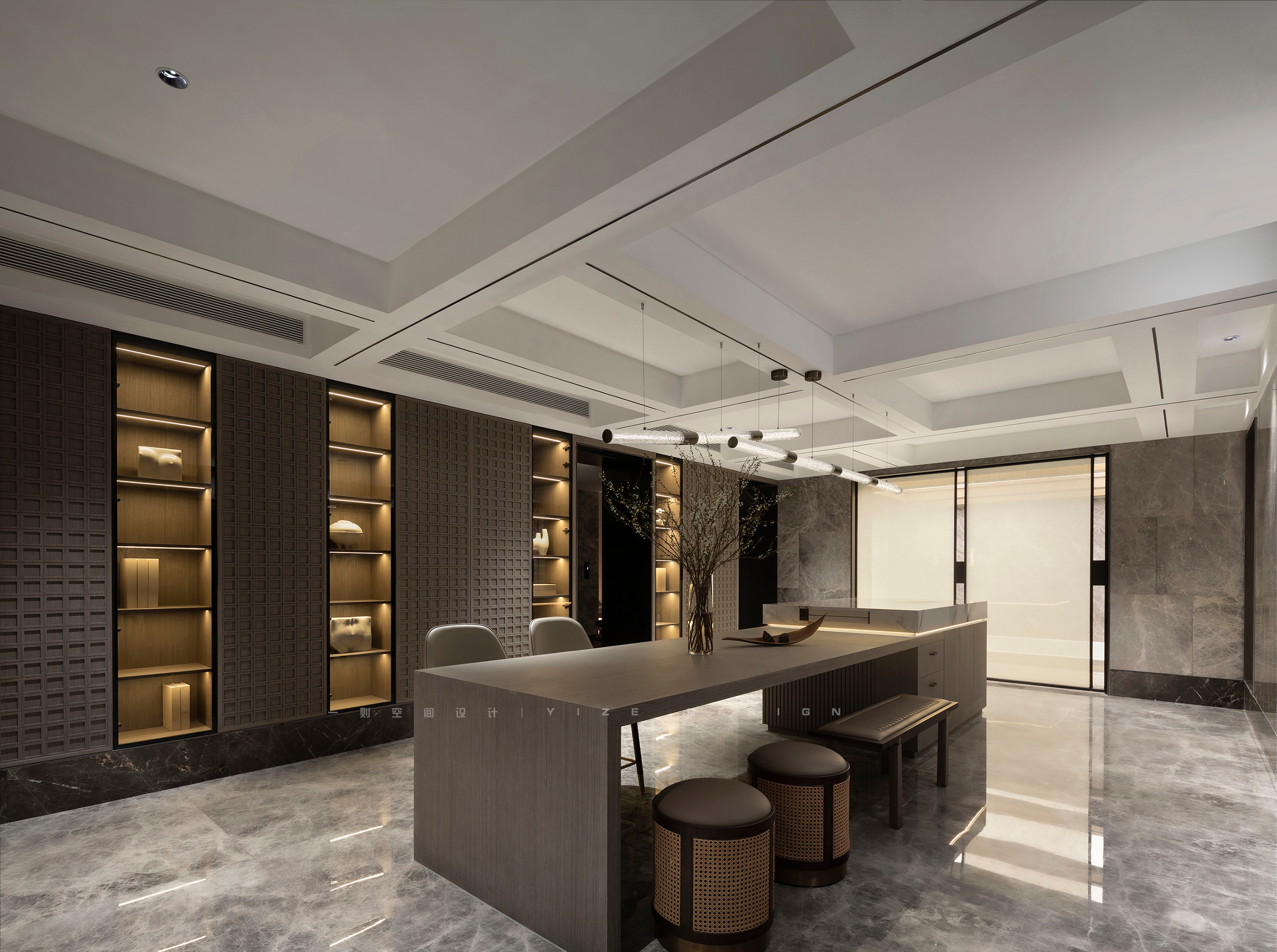 杭州别墅现代中式设计丨中国杭州丨赵艺哲设计工作室-57