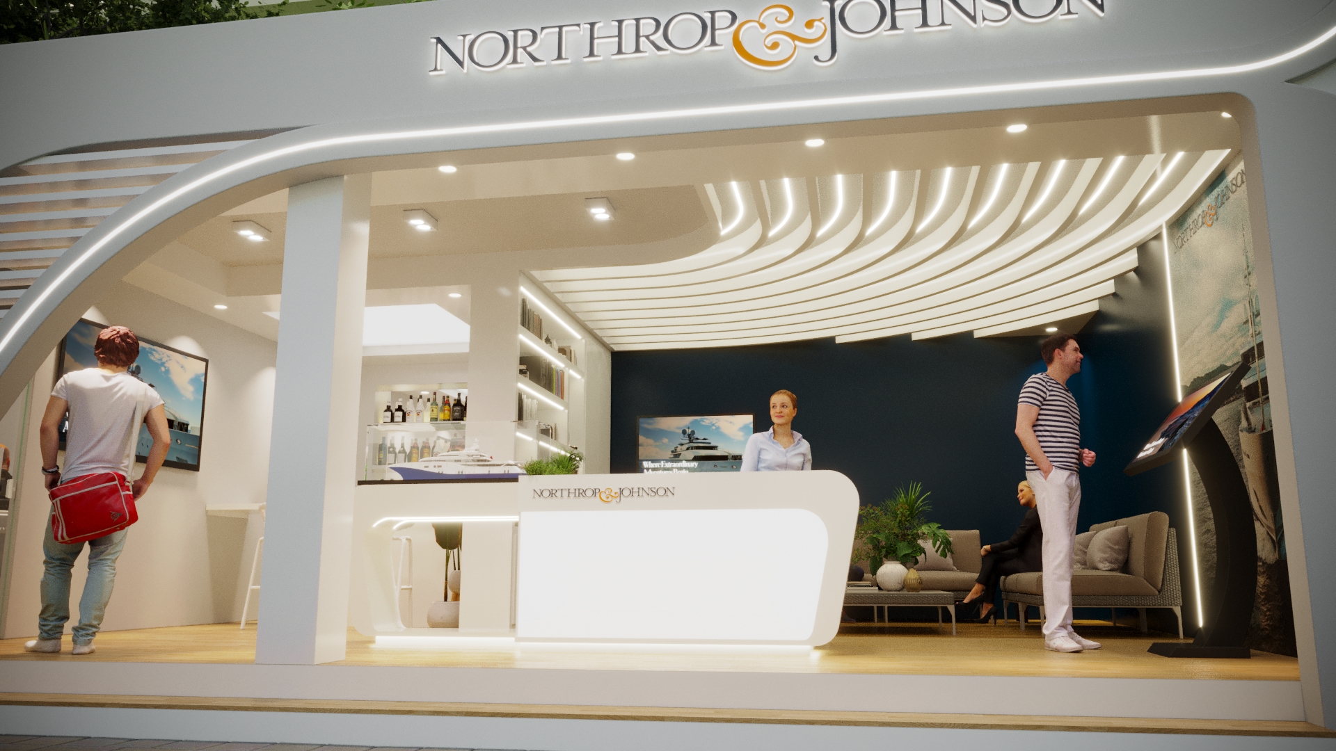 Northrop&Johnson concept booth - Monaco Yacht Show_2024-3