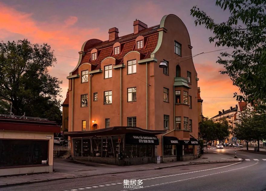 现代舒适家居:旧阁楼改造斯德哥尔摩新风尚丨瑞典斯德哥尔摩丨室内建筑师-12