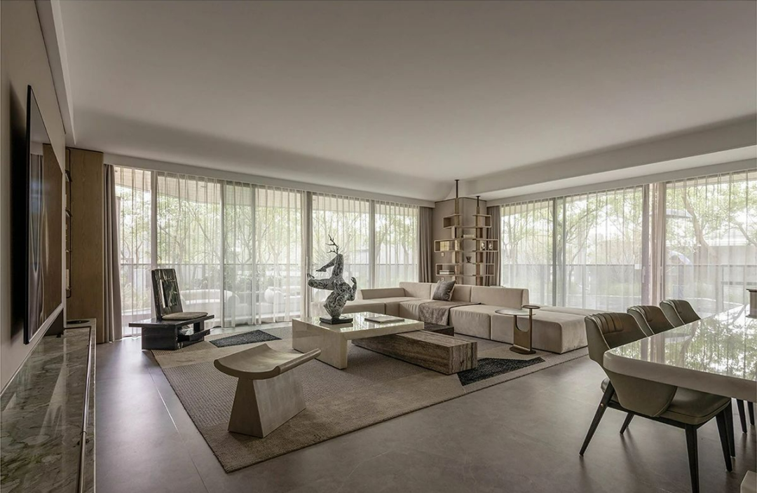 简约豪宅的诗意美学丨WSD 世尊设计-11