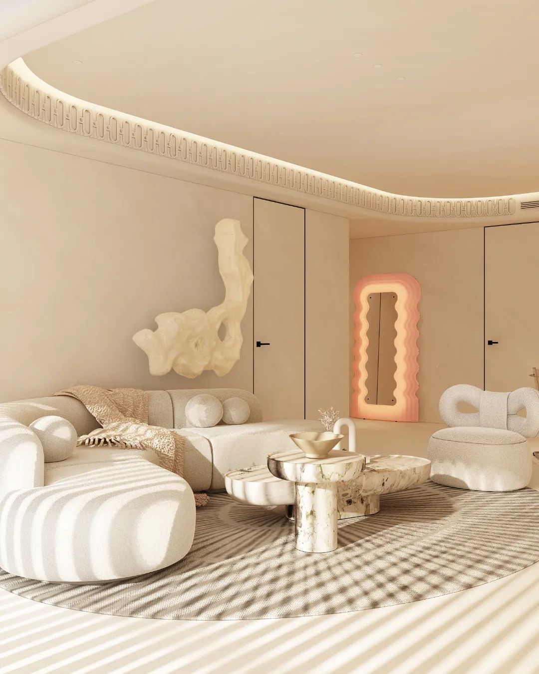 凯旋新世界美妆博主的温馨家居丨TODD 杜特设计-6