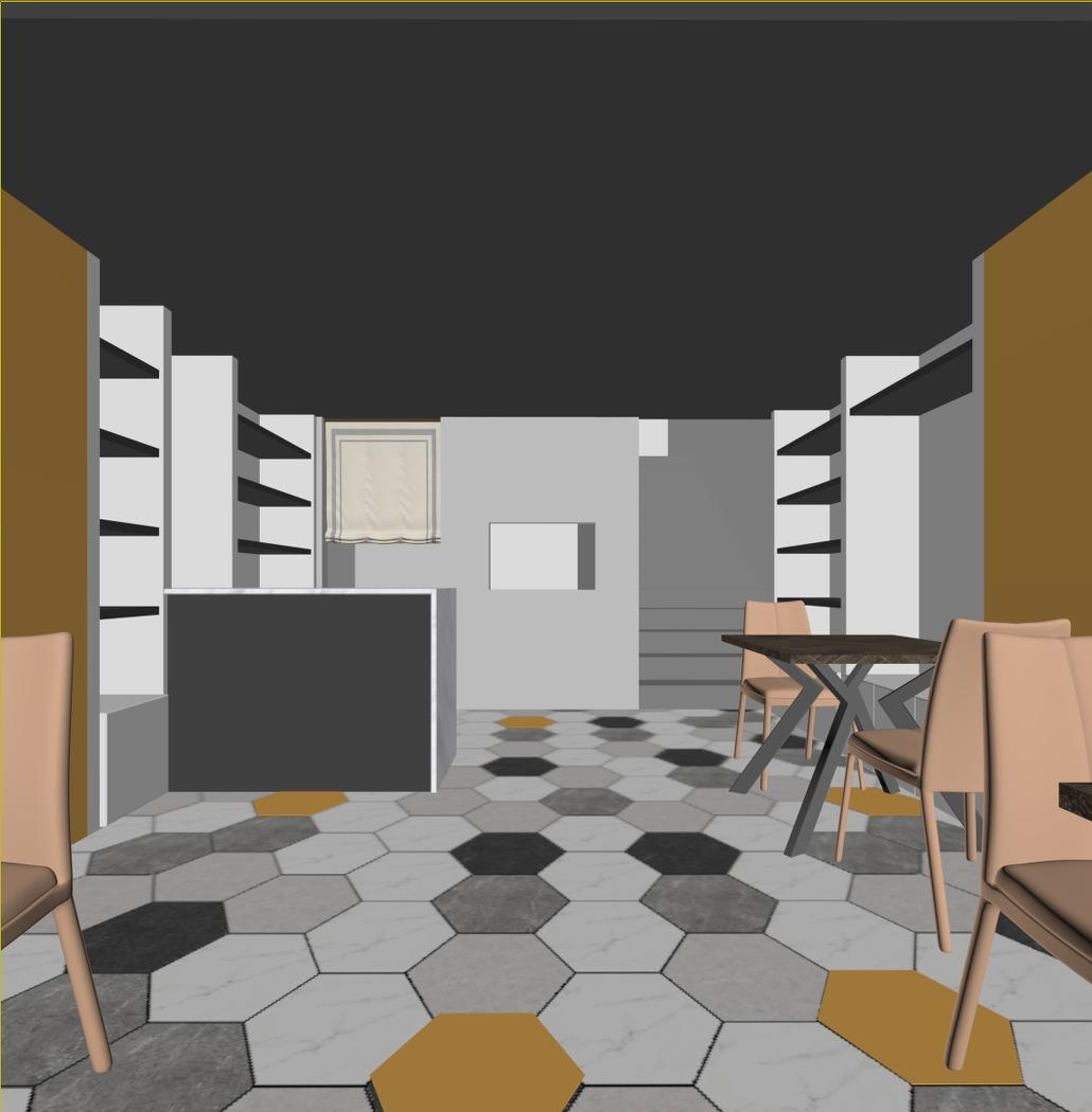 最时光万达店 现代简约风格设计-12