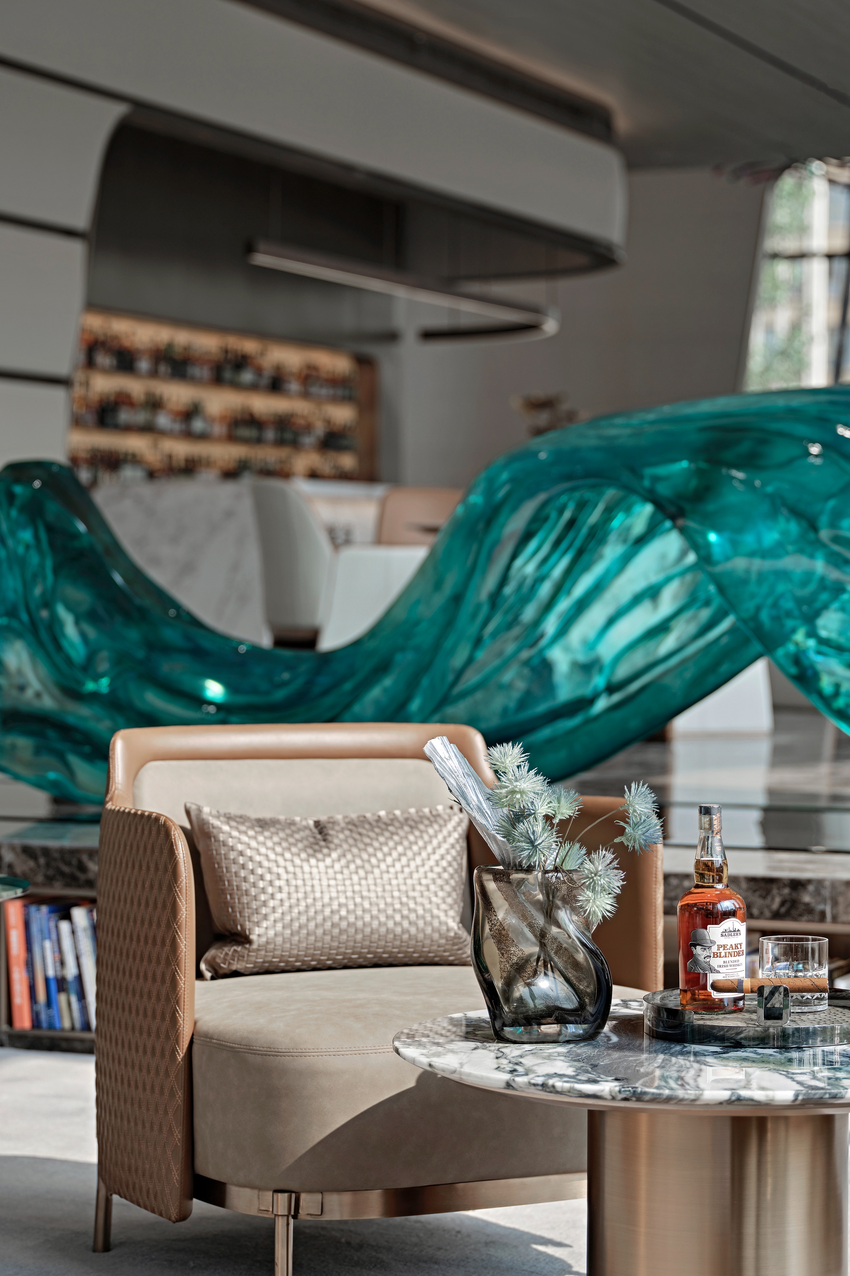 金地华发·峯范售楼处丨中国威海丨EH DESIGN GROUP棣赞室内设计团队,棣品软装陈设团队-26