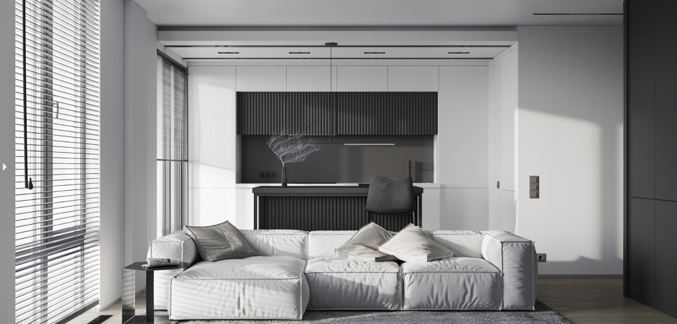 高级灰调子 简约空间-1