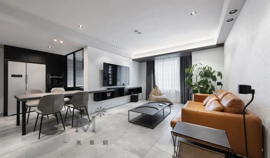 143㎡现代简约家居,演绎黑与白的时光对话-98