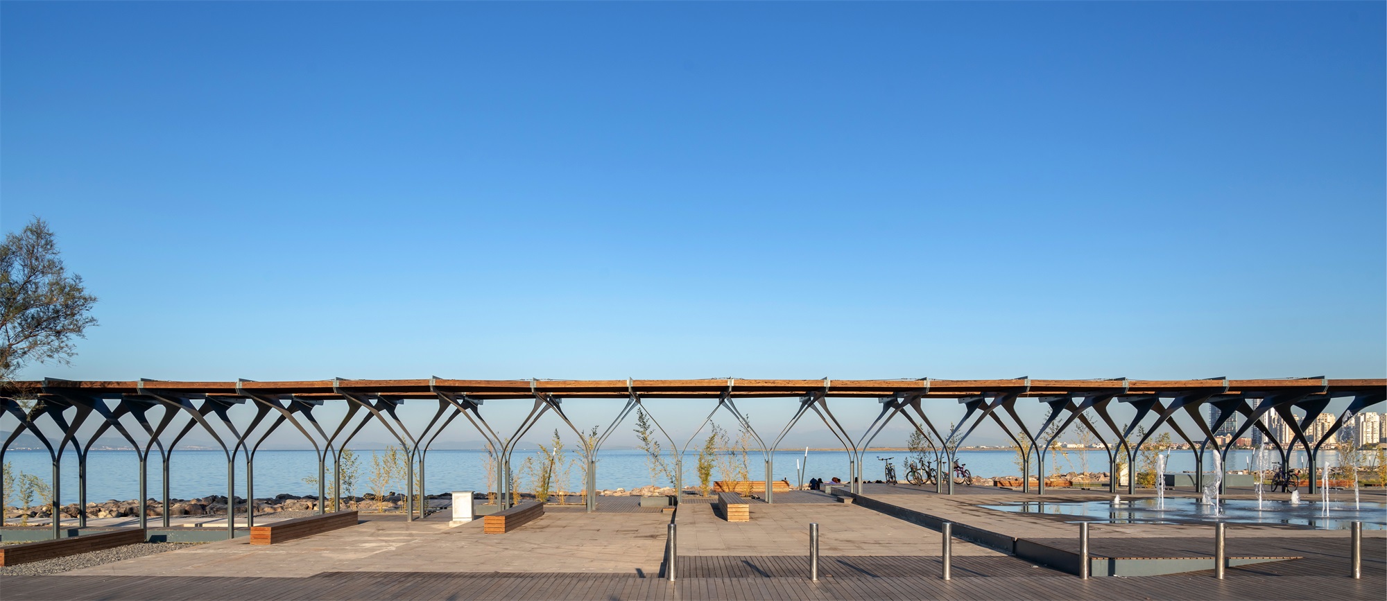 海边的展亭丨土耳其伊兹密尔丨Studio Evren Başbuğ Architects-6