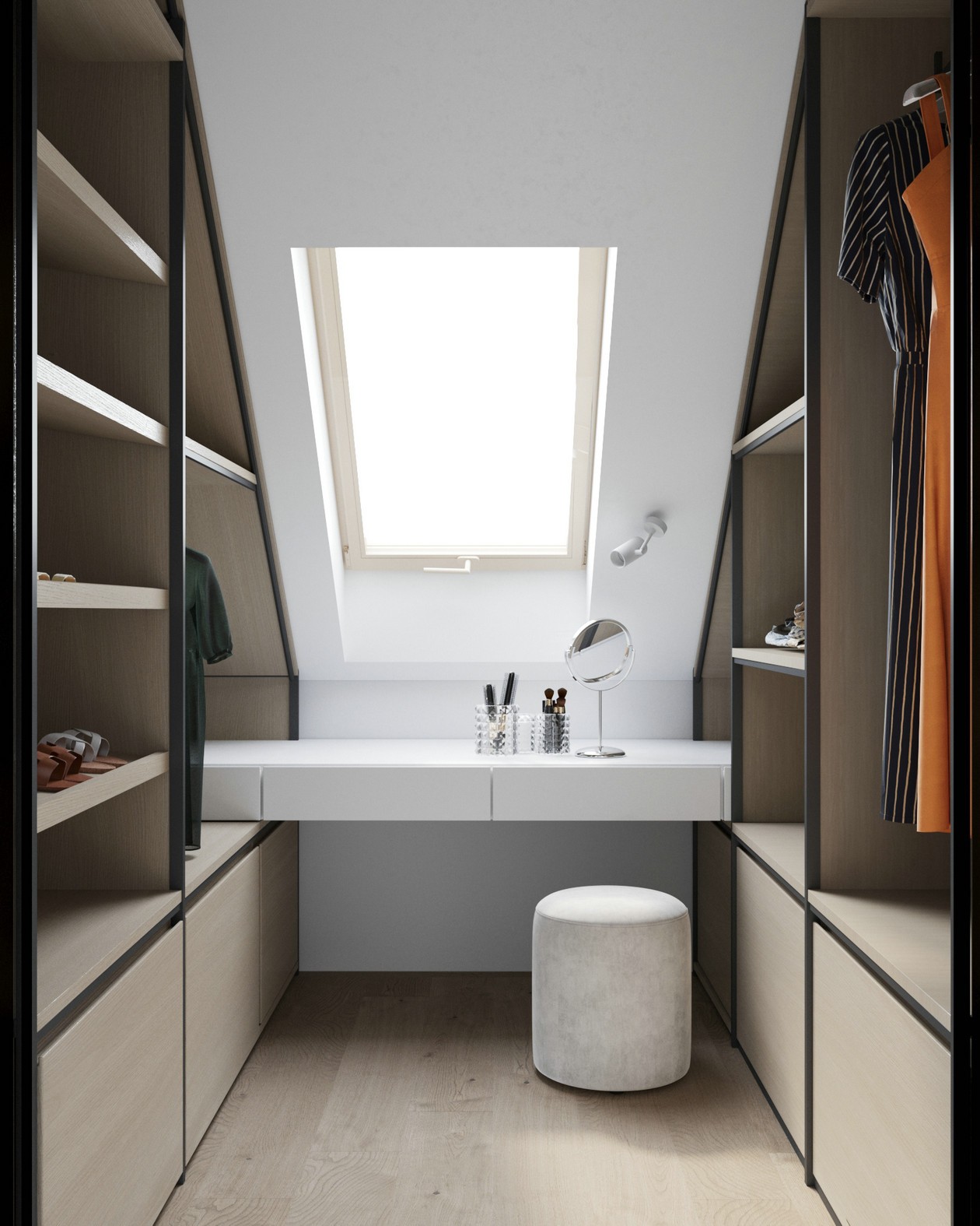 乌克兰 255㎡浅色系住宅设计-33