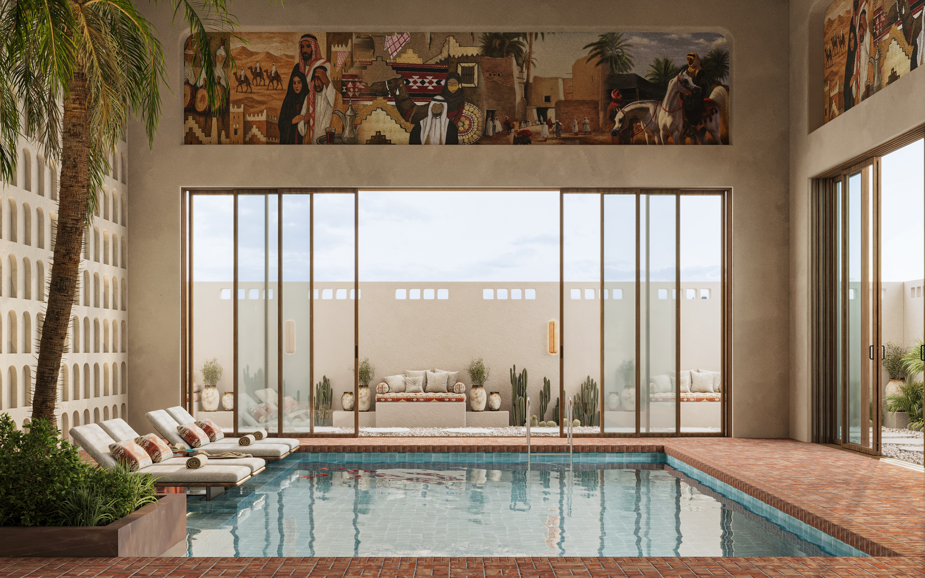 ABHA HOTEL POOL（ABHA酒店泳池）丨沙特阿拉伯丨SHI studio-23