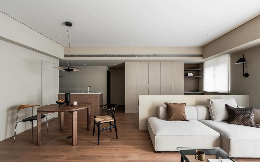 客厅书房一体LDK设计·打造干净极简小家-11