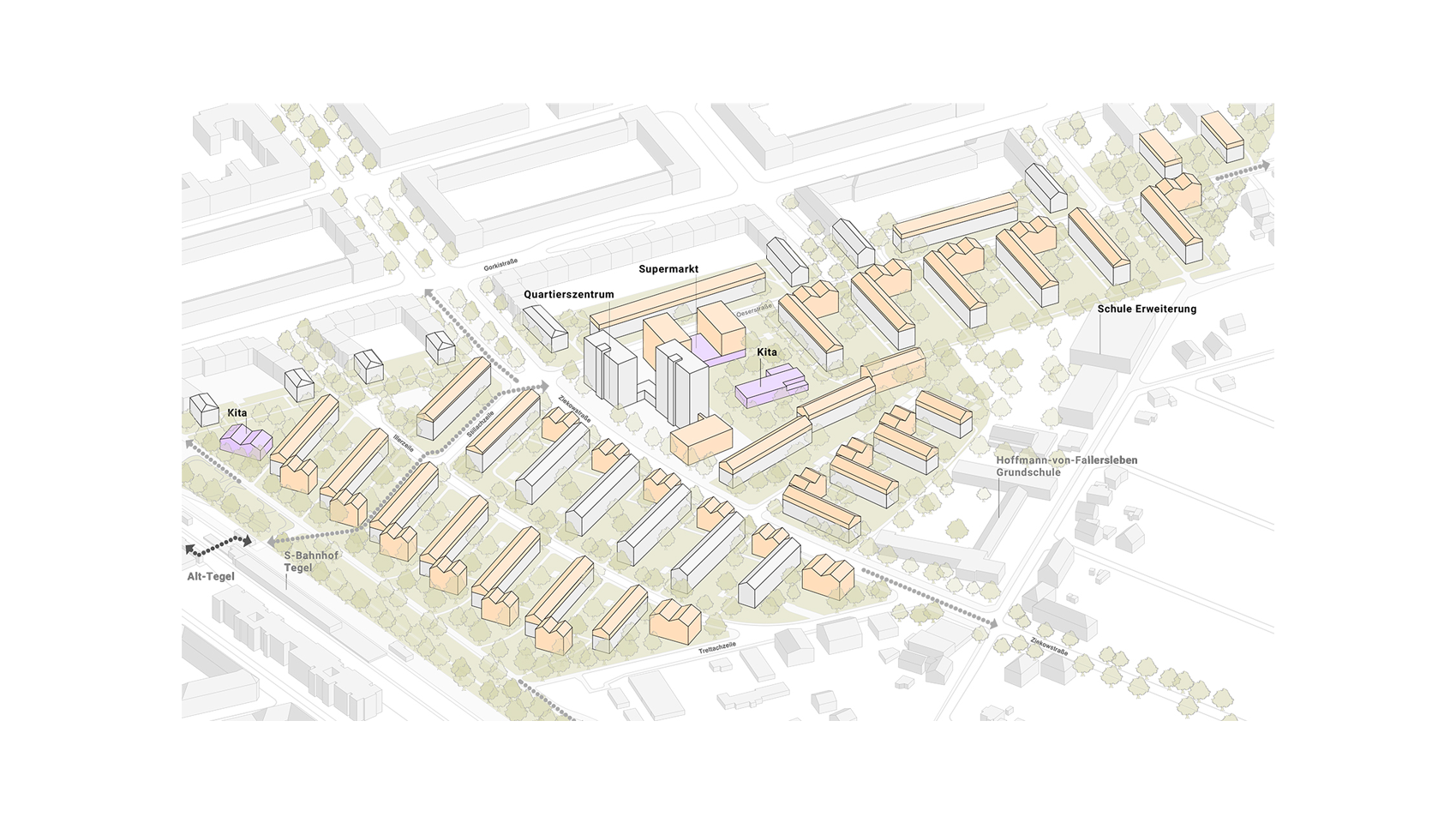 柏林Ziekowstraße 50年代住宅区现代化及发展项目丨德国柏林丨Lorenzen Mayer Architekten-7