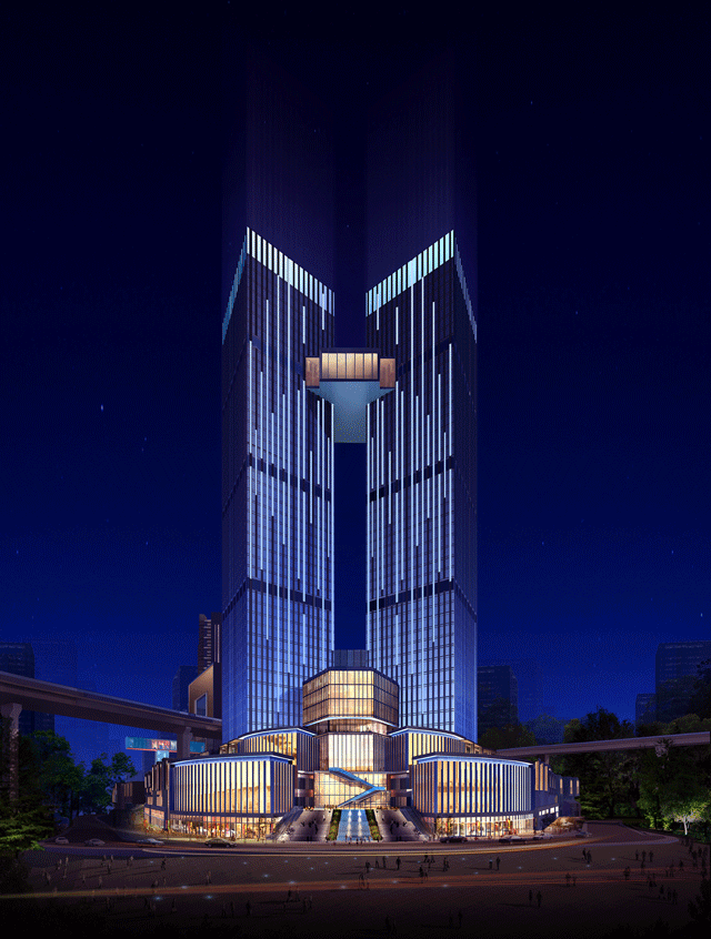 点亮城市夜空 | 五大商业综合体的光影美学-87