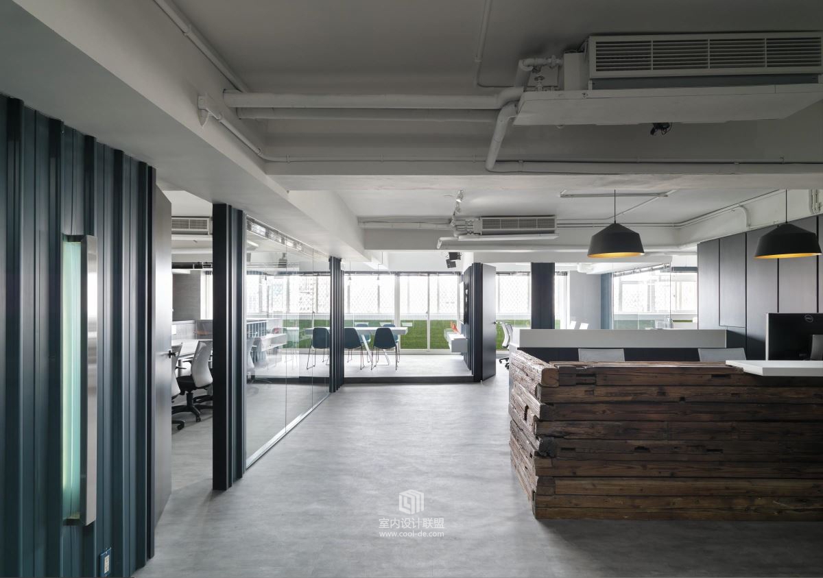 方构制作——55坪 Loft風办公空间-7