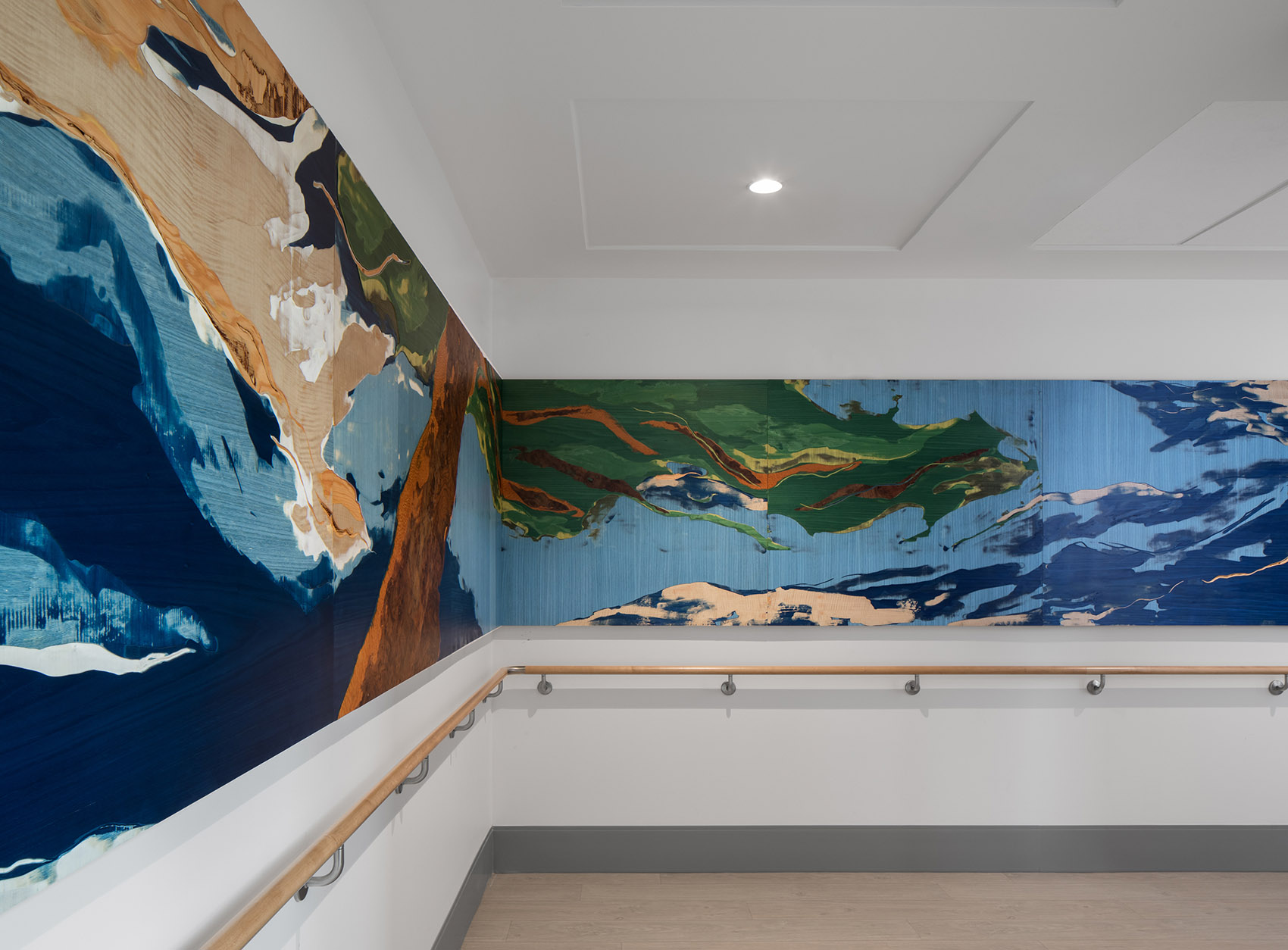 Le cycle du présent装饰壁画，加拿大 / Yechel Gagnon-4