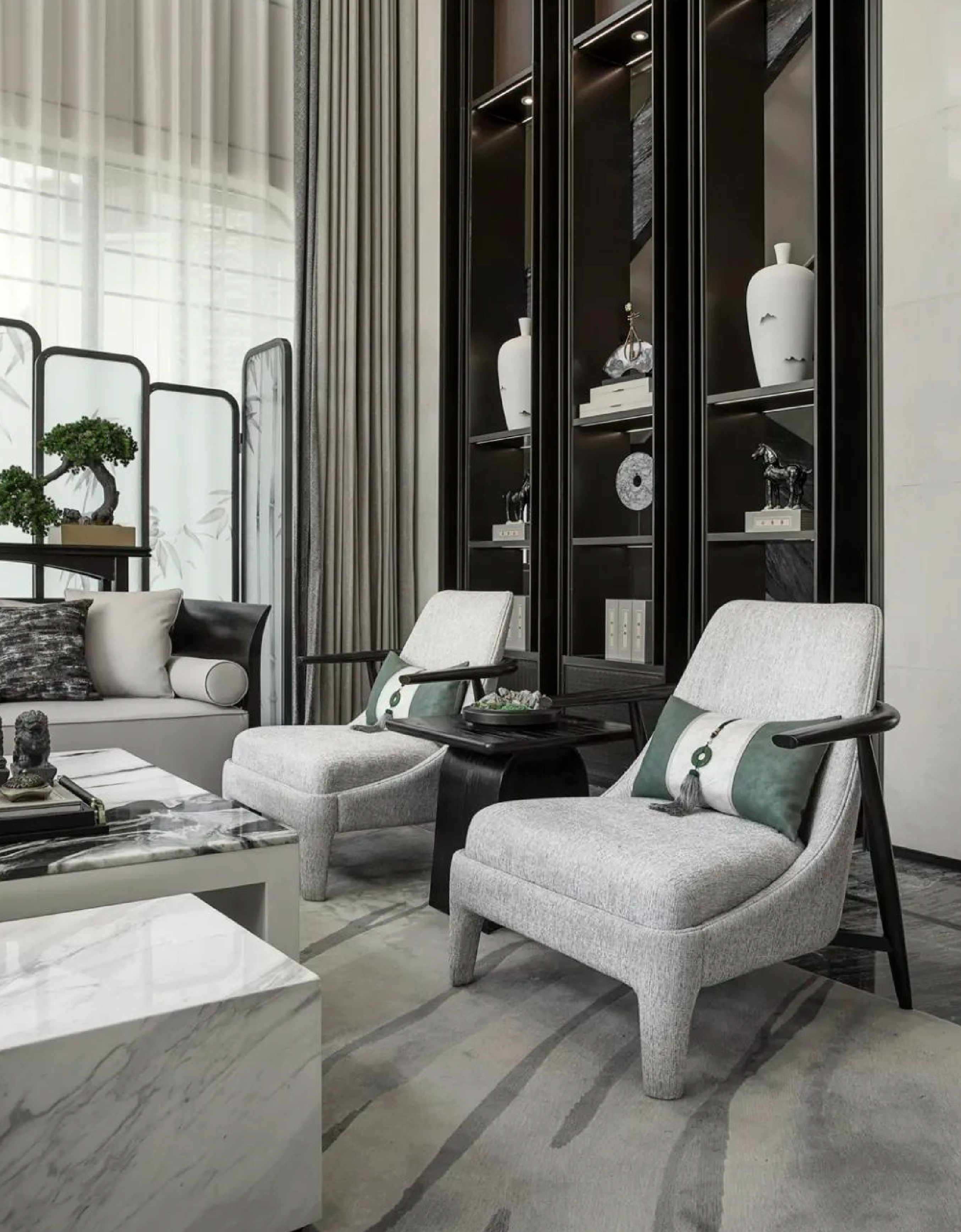 晶和集团·莲湖山庄独栋别墅样板房丨中国东莞丨观复营造-12