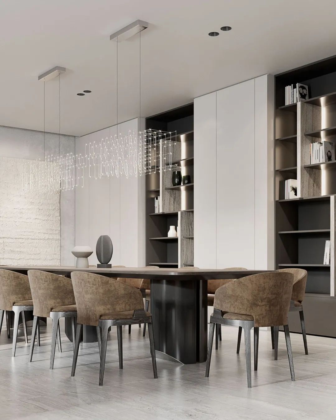 735㎡现代极简别墅设计丨LeQB Architects-44