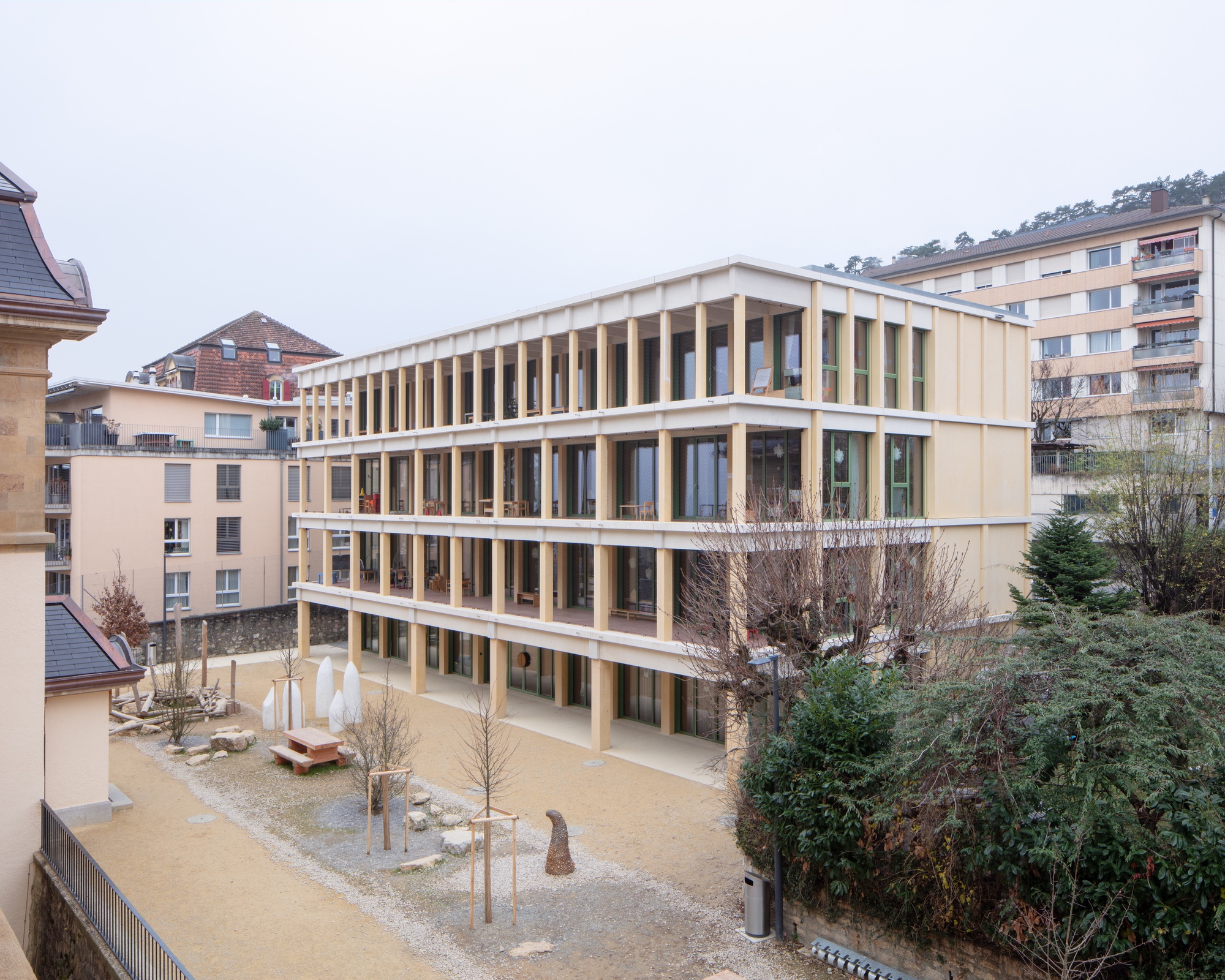 Collège des Parcs School Extension and two Sport Halls / Stoa architectes-37