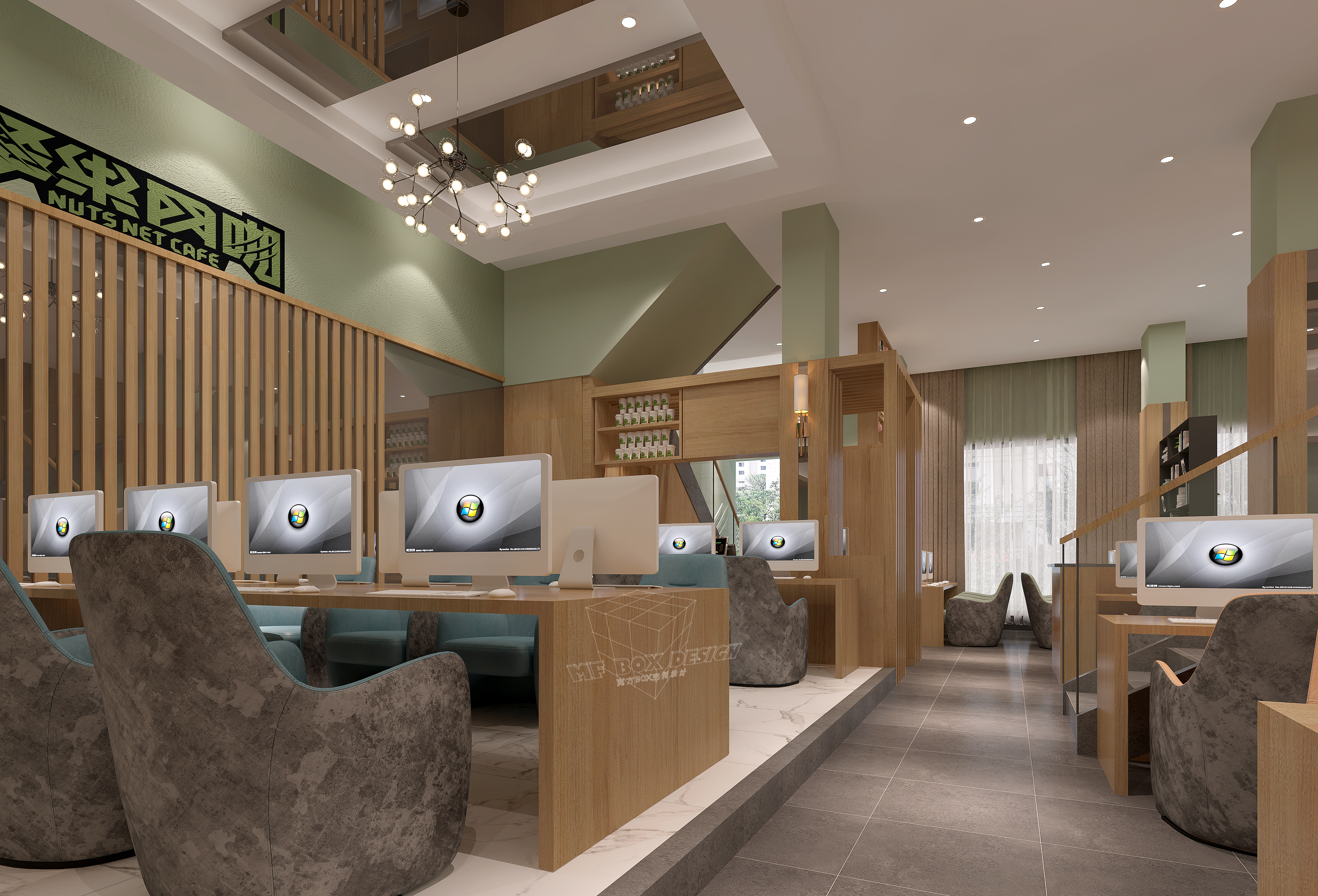 江西婺源坚果网咖二店丨中国江西丨魔方 BoX 空间设计事务所-8