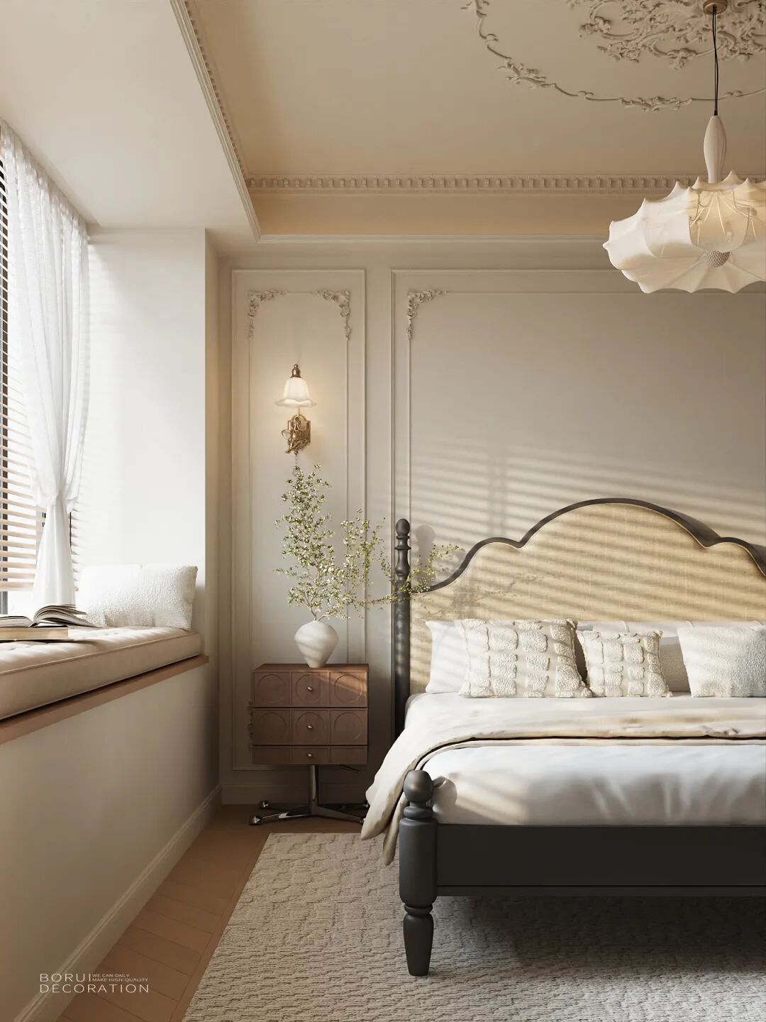 138㎡法式复古|当新古典遇上现代生活，独特的优雅对话-34