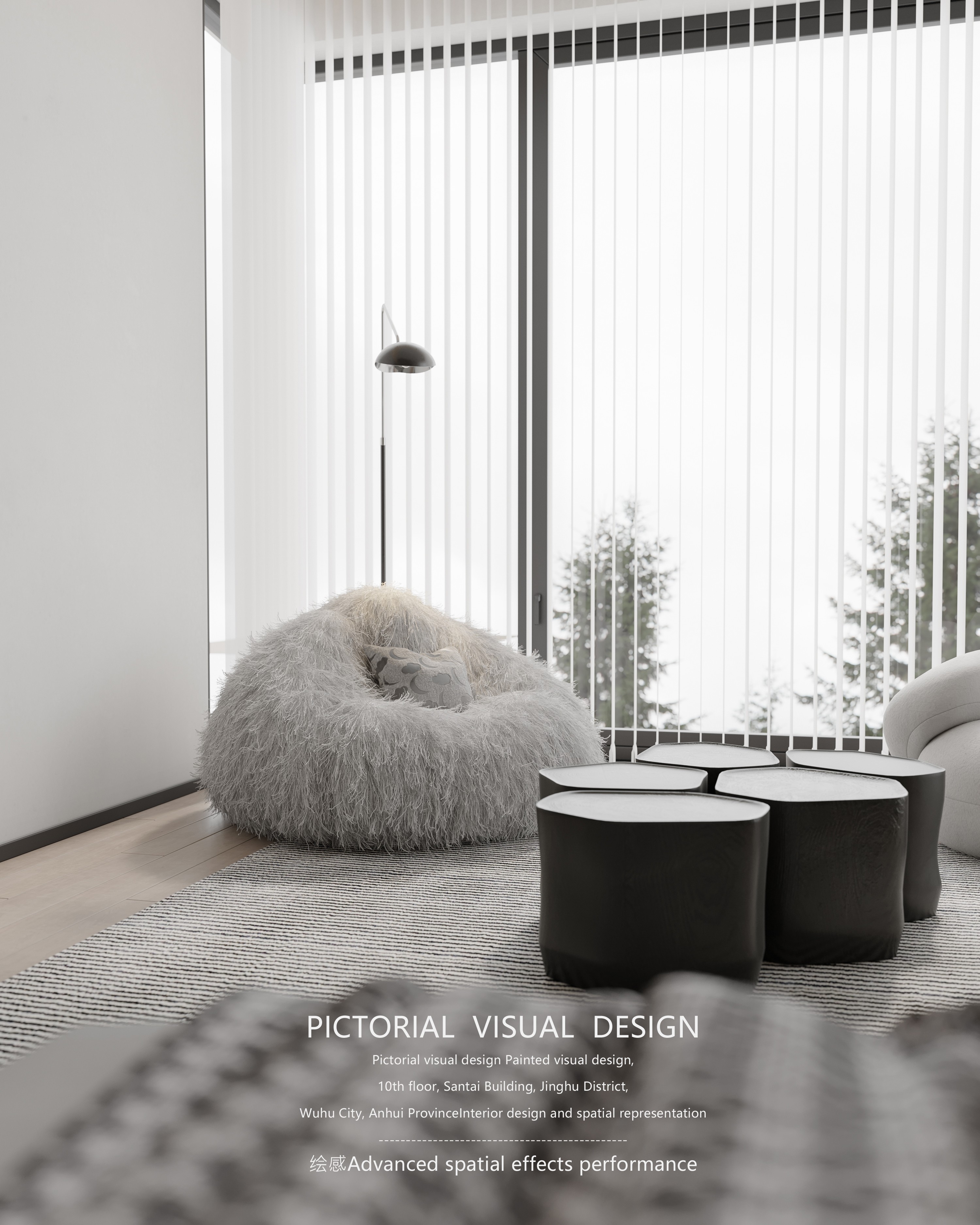 极简色调休息区设计案例丨绘感设计-10