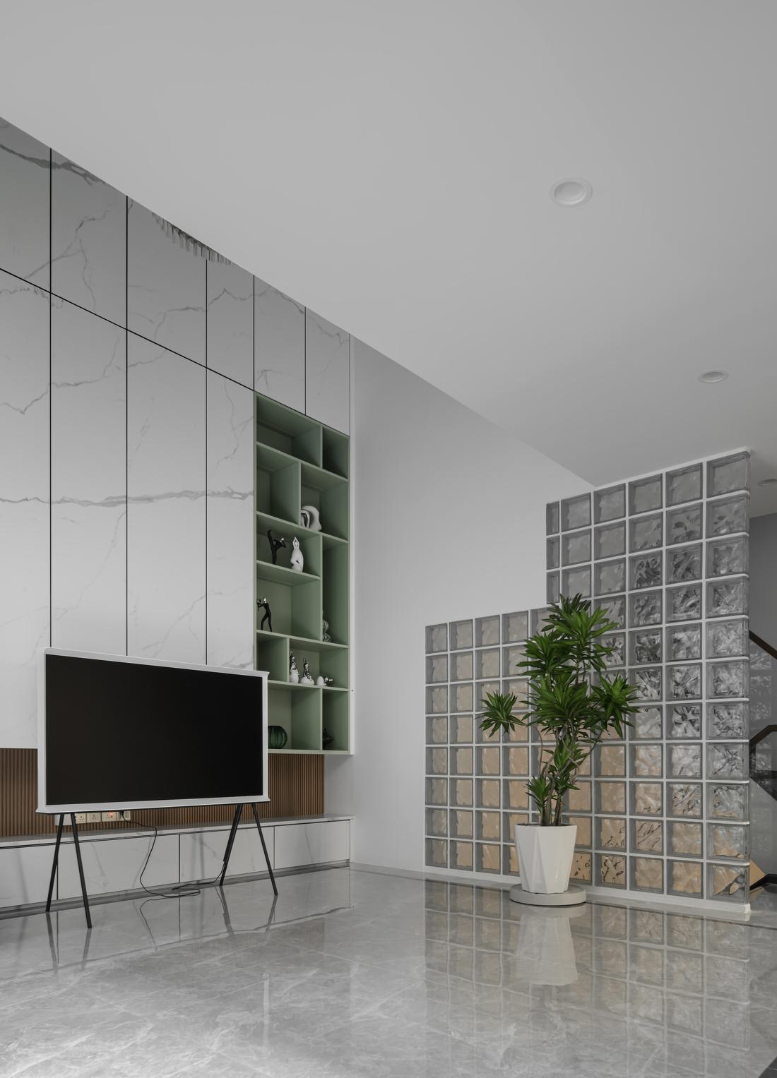 薄荷绿诗意住宅-8