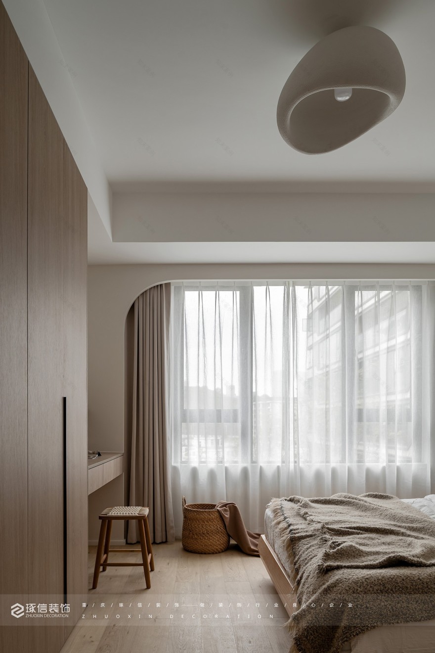 120 平现代极简放松空间丨琢信装饰-23