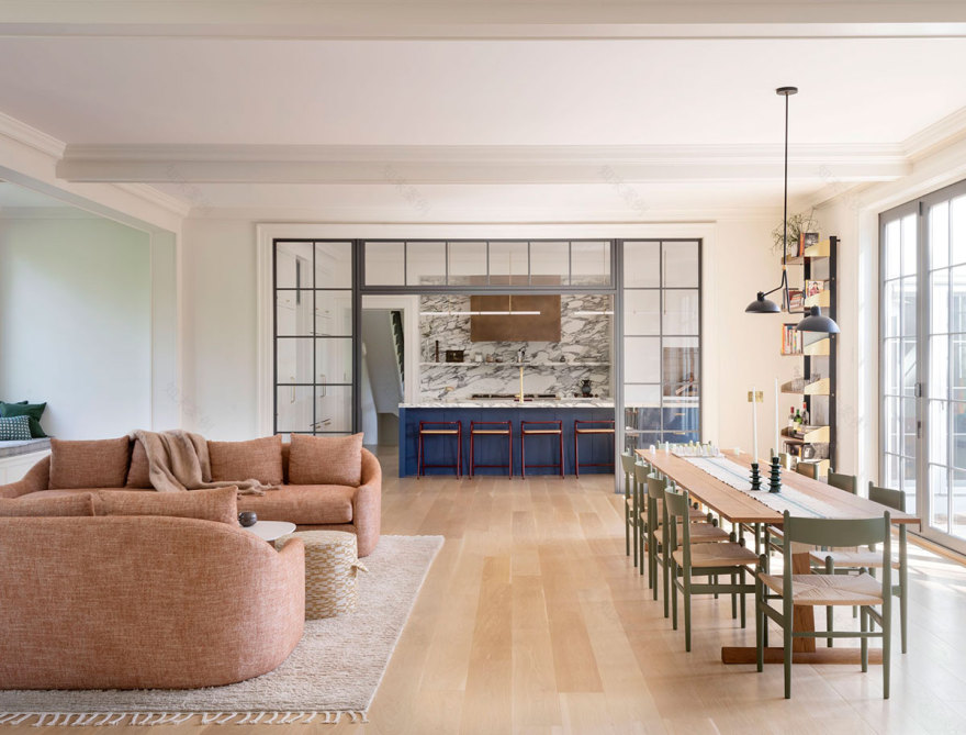 纽约州美丽殖民地风格别墅设计-12