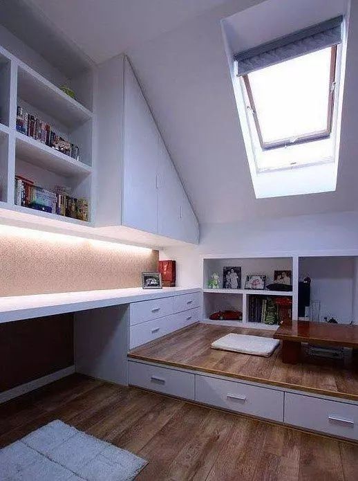 阁楼空间改造,杂物间变多功能生活空间-10