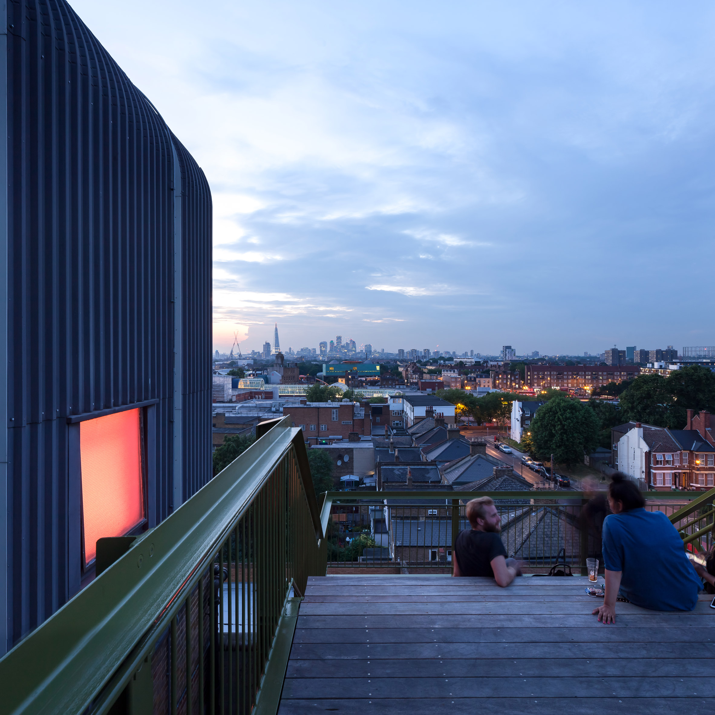 Cooke Fawcett's rooftop observatory frames views from Peckham car park-20