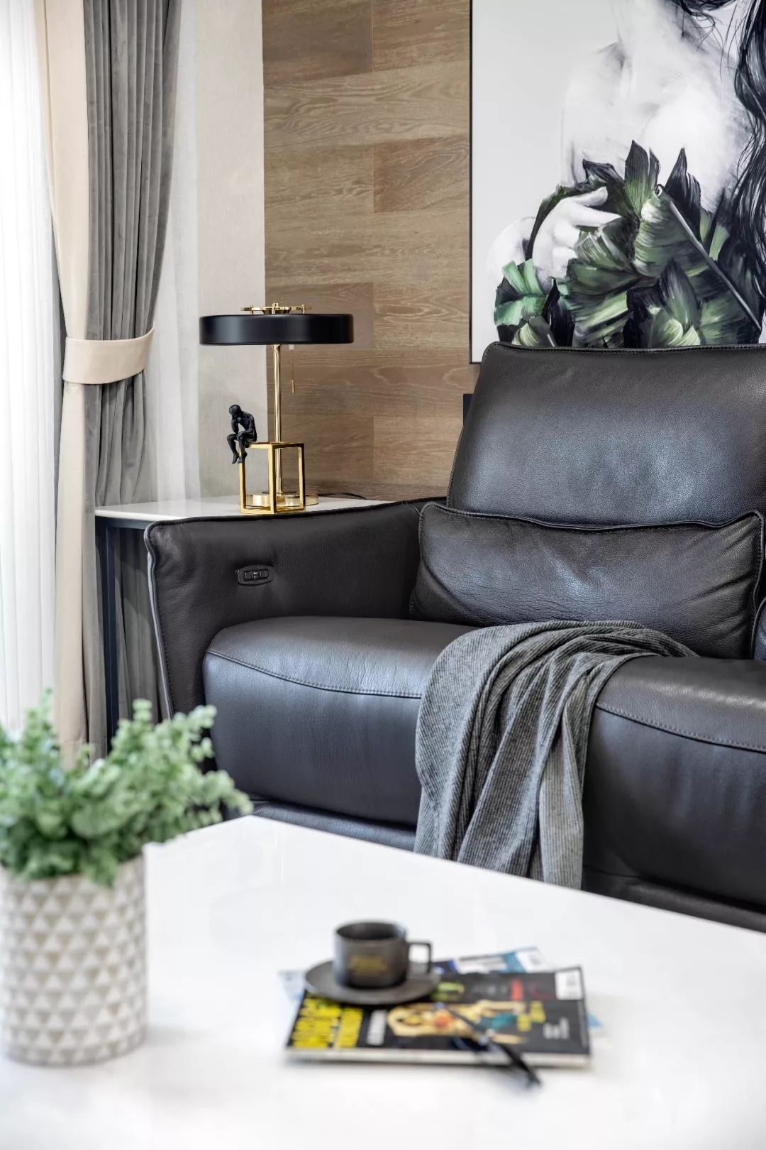 现代黑白灰的极简魅力——海御官邸案例解析-4